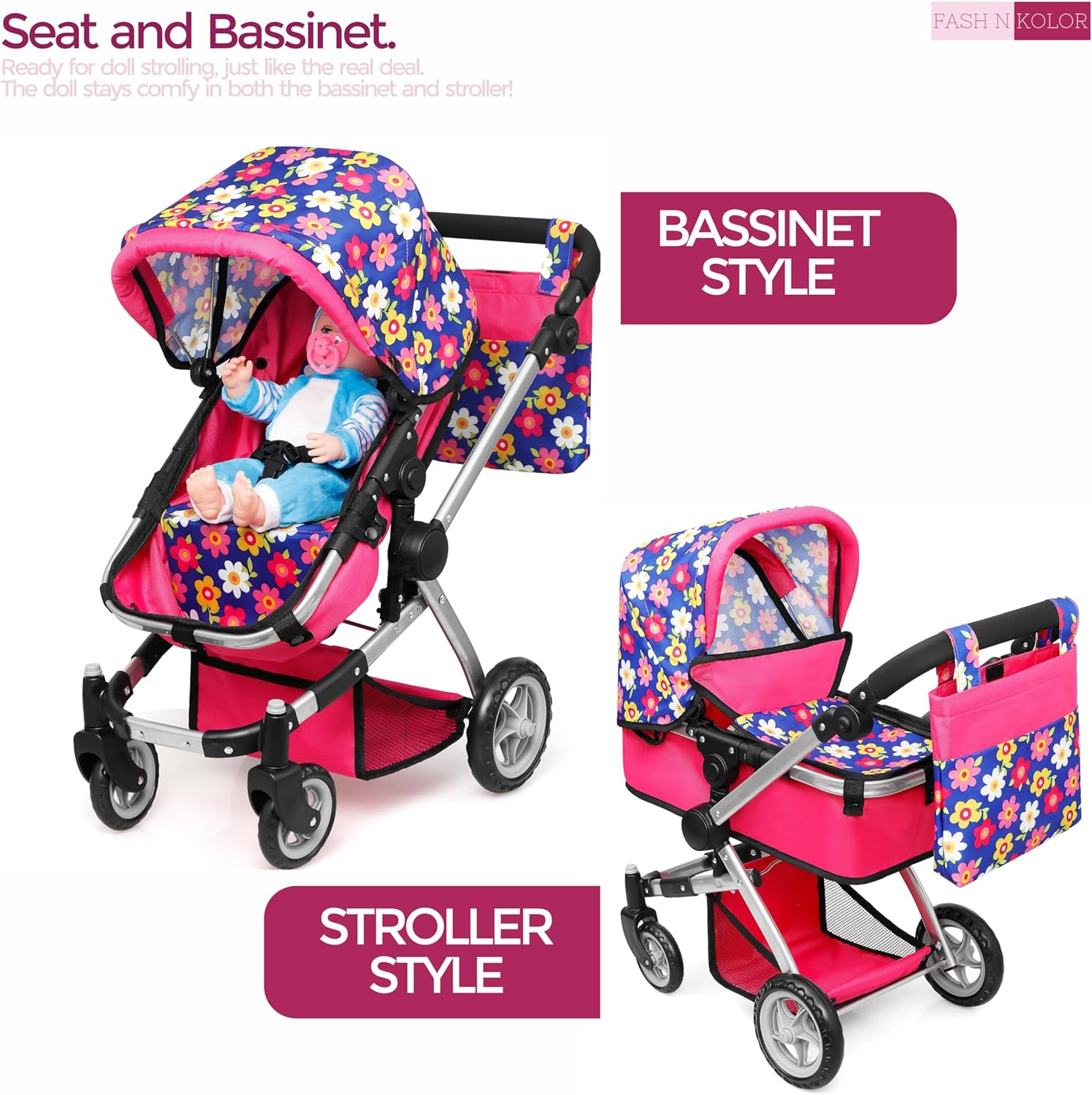 Foldable bassinet hot sale stroller