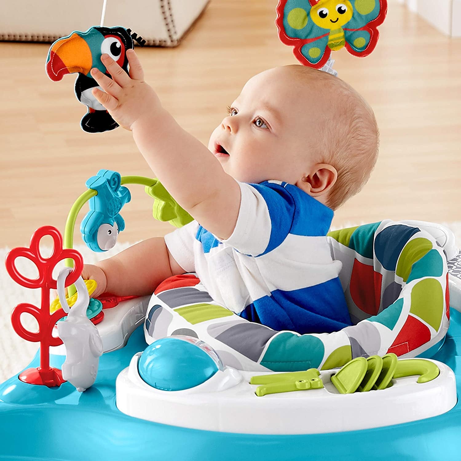 Fisher price jumperoo and sales walker