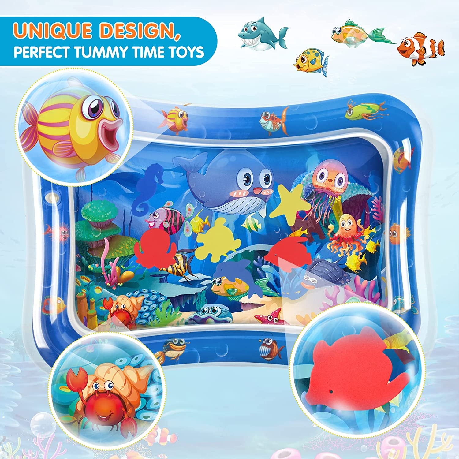 Baby inflatable water play 2025 mat