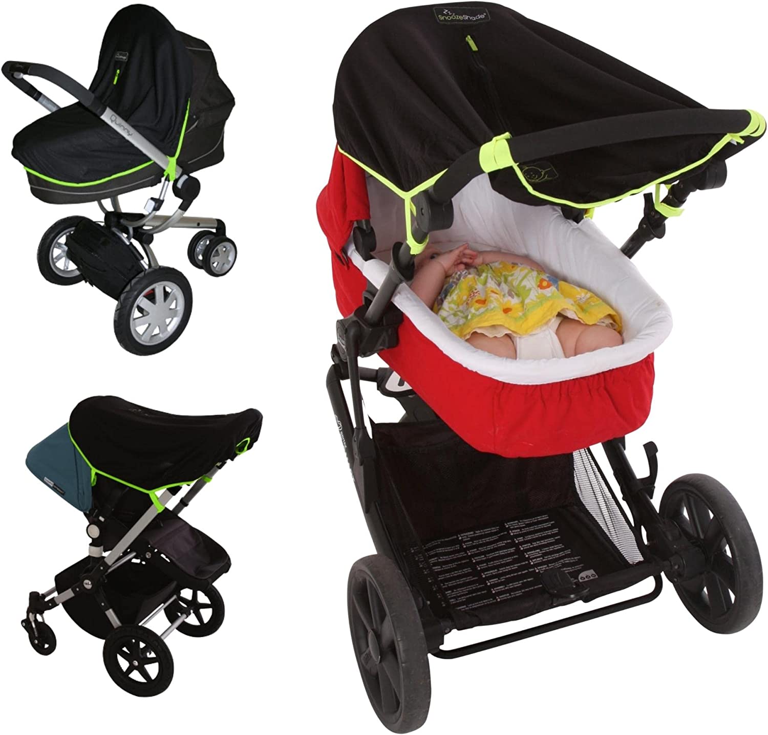 Universal Fit Pram and Buggy Sunshade Blocks 99 UV