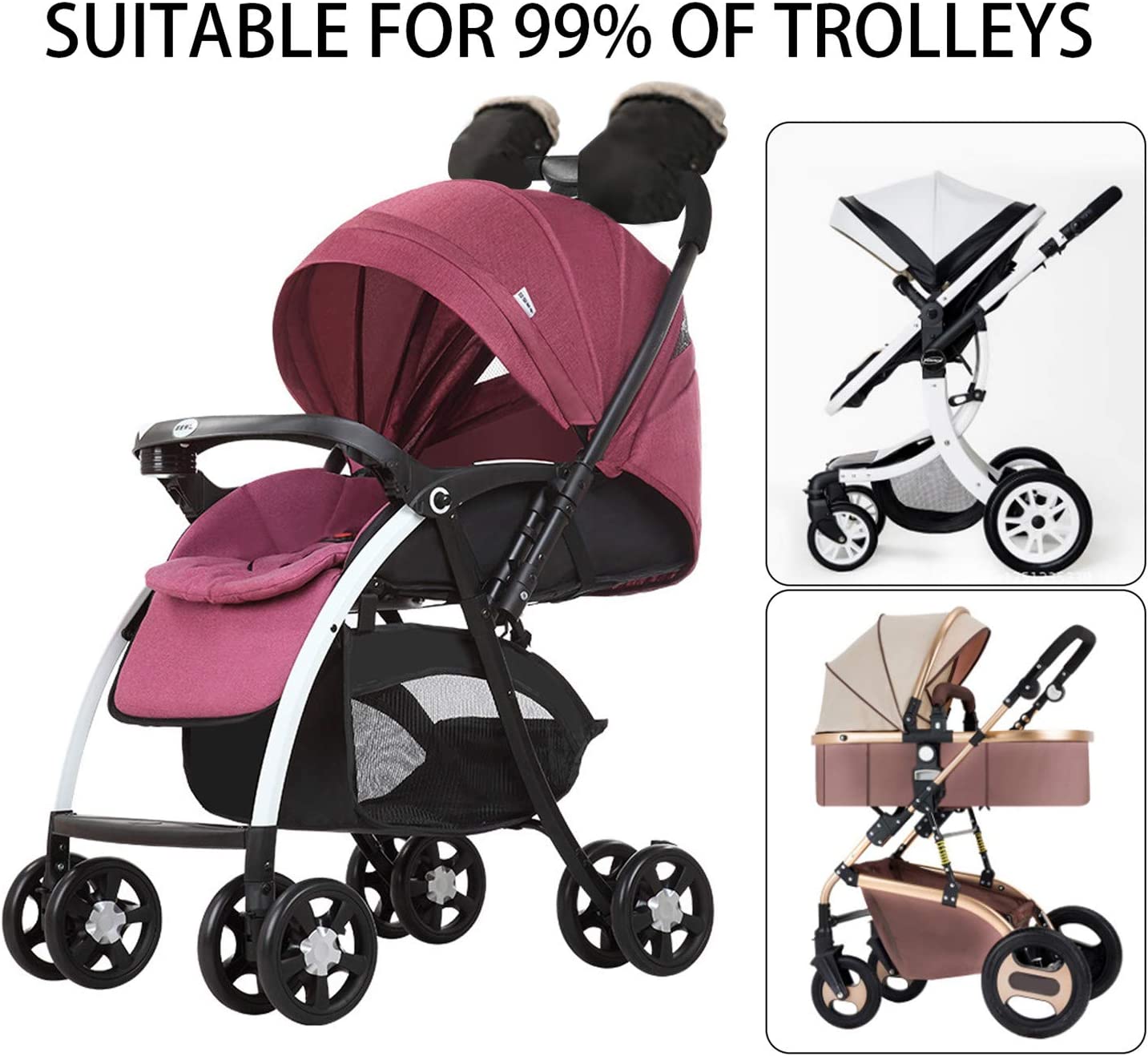 Pushchair hand muff sales uk