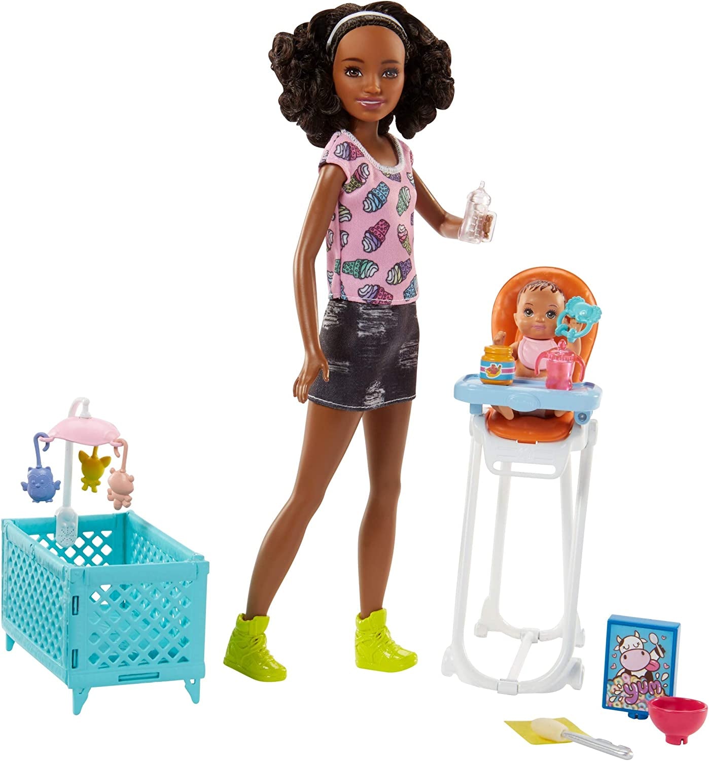 Barbie discount pram set