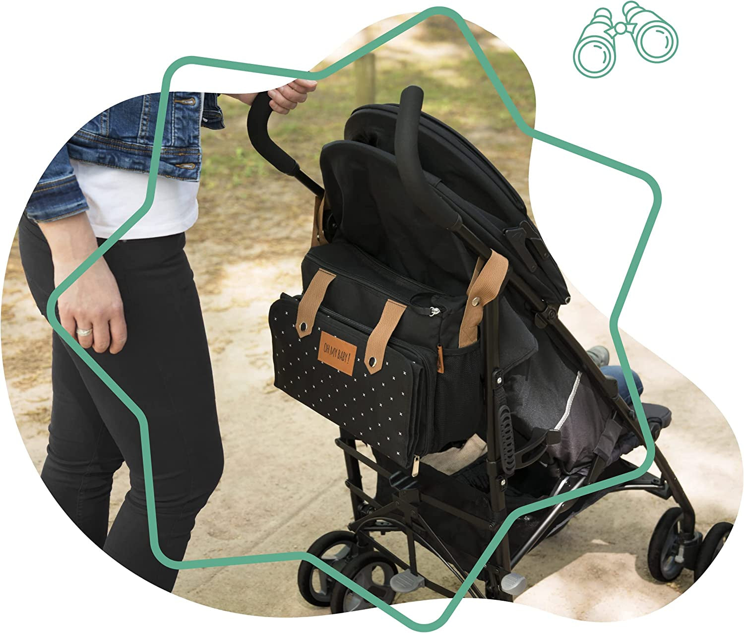 Easy Travel Pram Stroller Organiser ZUGATI